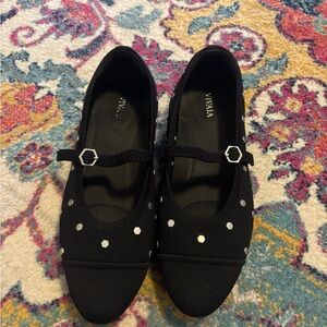 Vivaia Studded Mary Jane Flats